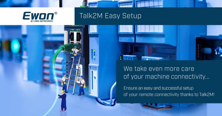 Platforma Talk2M Easy Setup jeszcze bardziej upraszcza łączność  z maszynami